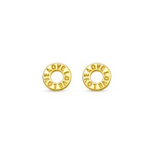 Brinco Baby Círculos em Ouro Amarelo 18k