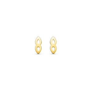 Brinco Gold Pavão em Ouro Amarelo 18k