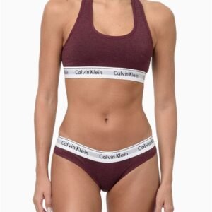 Top Nadador Feminino Modern Cotton Calvin Klein Underwear - Bordo Top Nadador Feminino Modern Cotton Calvin Klein Underwear Bordo m