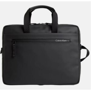 Pasta Masculina Laptop em Pu Calvin Klein - Preto Pasta Masculina Laptop em Pu Calvin Klein Preto u