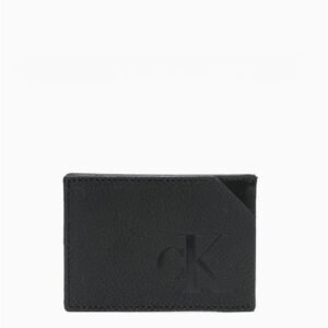 Porta Cartão Masculino Queima Calvin Klein Jeans - Preto Porta Cartão Masculino Queima Calvin Klein Jeans Preto u
