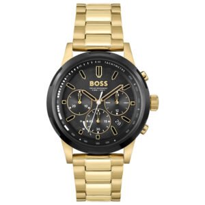 Relógio Boss Masculino Aço Dourado 1514033