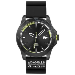 Relógio Lacoste Masculino Borracha Preto 2011203