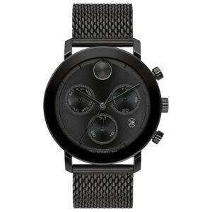 Relógio Movado Masculino Aço Preto 3600810