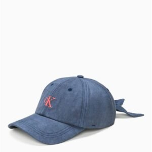 Boné Feminino 6 Gomos Estonado Calvin Klein Jeans - Marinho Boné Feminino 6 Gomos Estonado Calvin Klein Jeans Marinho u