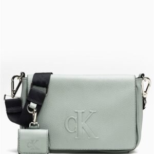 Bolsa Feminina Média Couro Calvin Klein Jeans - Verde Bolsa Feminina Média Couro Calvin Klein Jeans Verde u