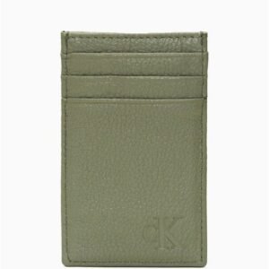 Porta Cartão Feminino Queima Calvin Klein Jeans - Verde Porta Cartão Feminino Queima Calvin Klein Jeans Verde u