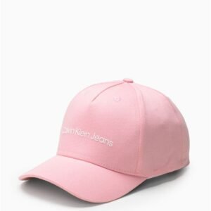 Boné Ckj Aba Curva 5 Gomos Sarja Logo Ve Calvin Klein Jeans - Rosa Claro Boné Ckj Aba Curva 5 Gomos Sarja Logo Ve Calvin Klein Jeans Rosa Claro u