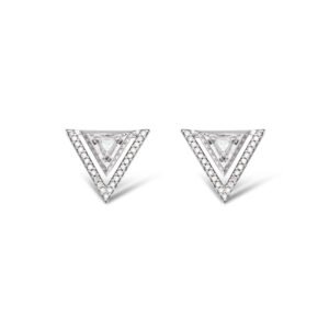 Brinco Vivara em Ouro Branco 18k com Diamantes