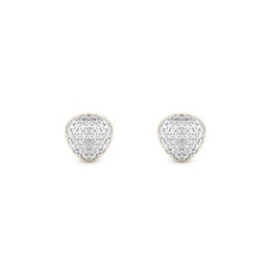 Brinco Bold em Ouro Amarelo 18k com Diamantes