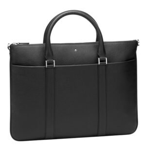 Pasta Montblanc Meisterstück Soft Grain Masculina Couro Preto - 118731