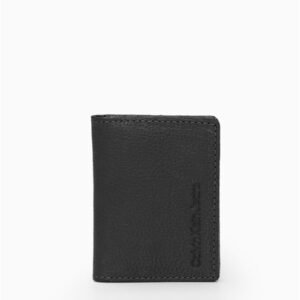 Porta Cartão Masculino de Couro Calvin Klein Jeans - Preto Porta Cartão Masculino de Couro Calvin Klein Jeans Preto u
