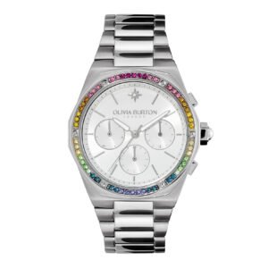Relógio Olivia Burton Feminino Aço Prateado 24000101