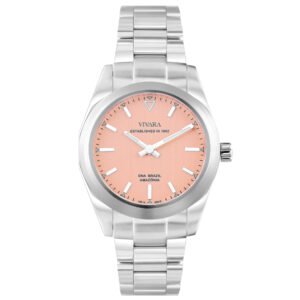 Relógio Vivara Biomas Boto Rosa Feminino Aço