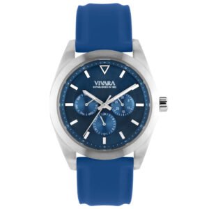 Relógio Vivara Biomas Águas Borracha Azul