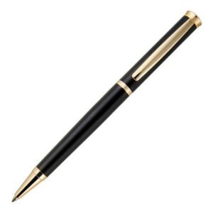 Caneta Esferográfica Hugo Boss Sophisticated Matte Preto e Dourado - HSC3114A