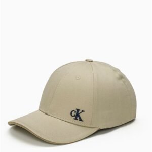 Bone Masculino 6 Gomos Bordado Calvin Klein Jeans - Areia Bone Masculino 6 Gomos Bordado Calvin Klein Jeans Areia u