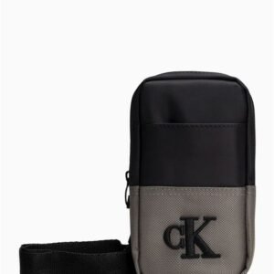 Porta Celular Masculino Bordado Calvin Klein Jeans - Preto Porta Celular Masculino Bordado Calvin Klein Jeans Preto u
