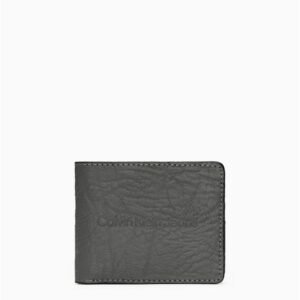 Carteira Masculina Basic Paquiderme Calvin Klein Jeans - Chumbo Carteira Masculina Basic Paquiderme Calvin Klein Jeans Chumbo u
