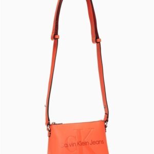 Bolsa Transversal Pu Alça Larga Calvin Klein Jeans - Laranja Bolsa Transversal Pu Alça Larga Calvin Klein Jeans Laranja u