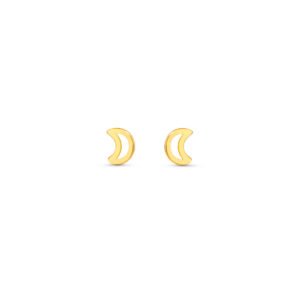 Brinco Baby Lua em Ouro Amarelo 18k