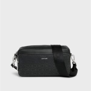 Bolsa Feminina Transversal Monograma Calvin Klein - Preto Bolsa Feminina Transversal Monograma Calvin Klein Preto u