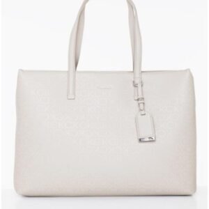 Bolsa Feminina Shopper Monograma Calvin Klein - Off White Bolsa Feminina Shopper Monograma Calvin Klein Off White u