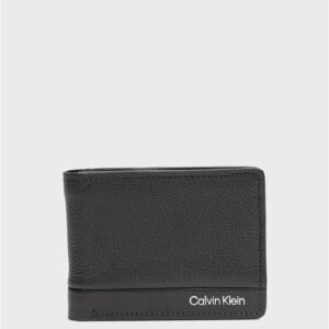 Carteira Masculina Couro Calvin Klein - Preto Carteira Masculina Couro Calvin Klein Preto u
