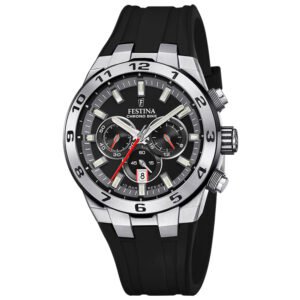 Relógio Festina Masculino Borracha Preto