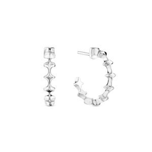 Argola Life Soul Estrela Prata 23 mm
