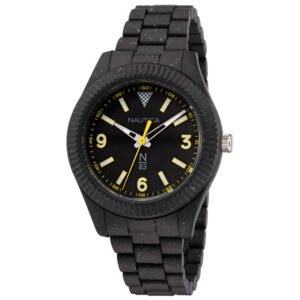 Relógio Nautica Mercury Bay Masculino Plástico Preto