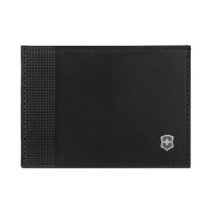 Carteira Altius Alox Slim Card Case Victorinox Couro Preta