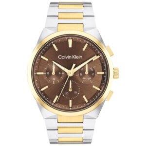 Relógio Calvin Klein Distinguish Masculino Prata e Dourado - 25200442
