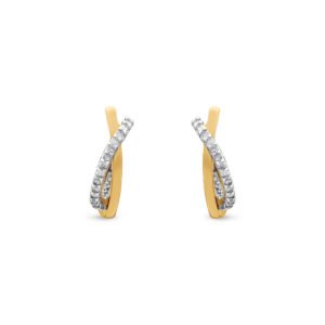 Brinco Estelar em Ouro Amarelo 18k com Diamantes