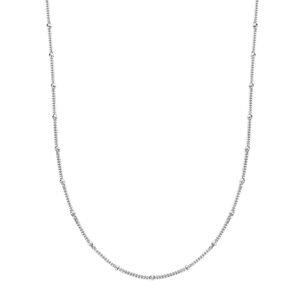 Corrente Life Bolinhas em Prata 925, 50cm