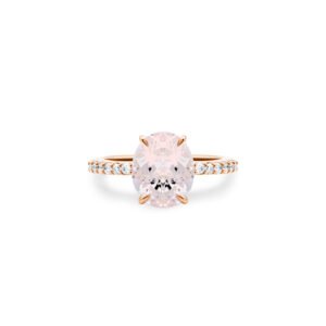 Anel Essenza em Ouro Vivara 18k com Morganita e Diamantes