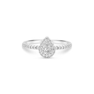 Anel Lumina em Ouro Branco 18k com Diamantes