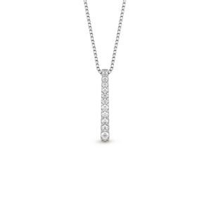 Pingente Arpege em Ouro Branco 18k com Diamantes