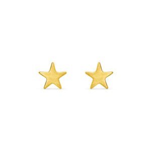 Brinco Teens Estrela em Ouro Amarelo 18k