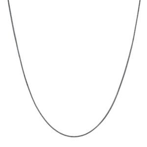 Corrente Veneziana em Prata 925 com Ródio Negro, 70cm