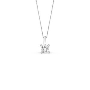 Pingente Shapes Solitário em Ouro Branco 18k com Diamante 0,25 ct