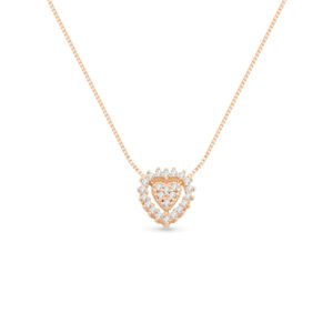 Pingente Spot em Ouro Rosé 18k com Diamantes