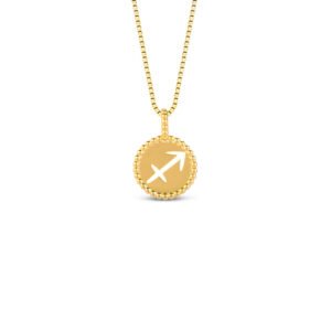Pingente Signo Sagitário em Ouro Amarelo 18k