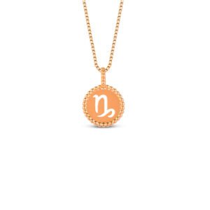 Pingente Signo Capricórnio em Ouro Rosé 18k