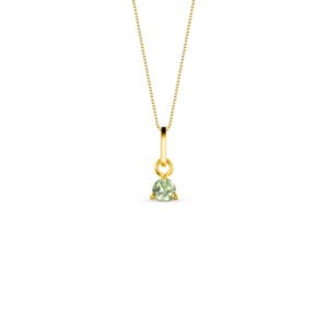 Pingente Colors em Ouro Amarelo 18k com Safira Verde