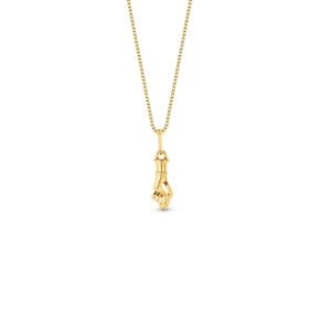 Pingente Medalha Figa em Ouro Amarelo 18k