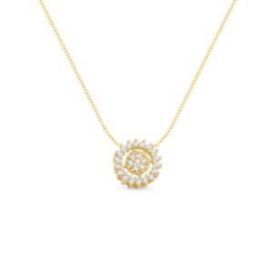 Pingente Spot em Ouro Amarelo 18k com Diamantes