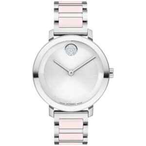 Relógio Movado Bold Evolution Feminino Prata e Rosa - 3601236