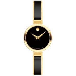 Relógio Movado Moda Feminino Cerâmica Preta - 607714