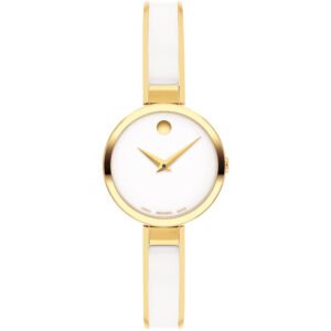 Relógio Movado Moda Feminino Cerâmica Branca - 607715